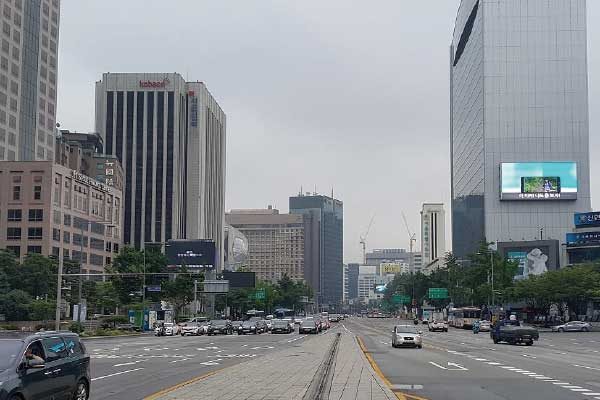 korea seoul city street