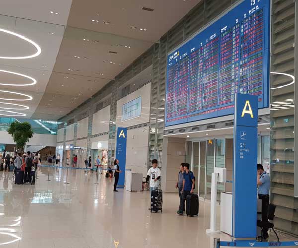 incheon airport arrival hall