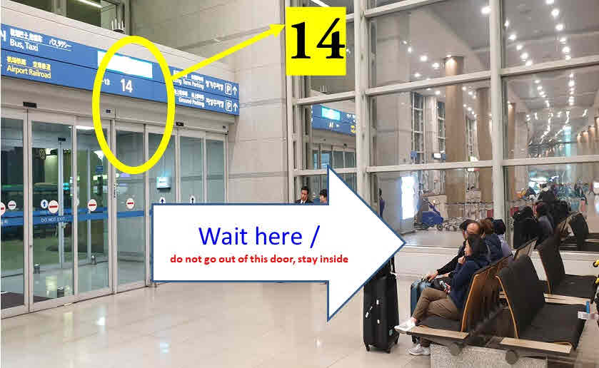 incheon airport terminal 1 pickup location