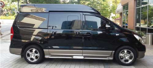 limo van rental with driver, Korea Car Rental with driver